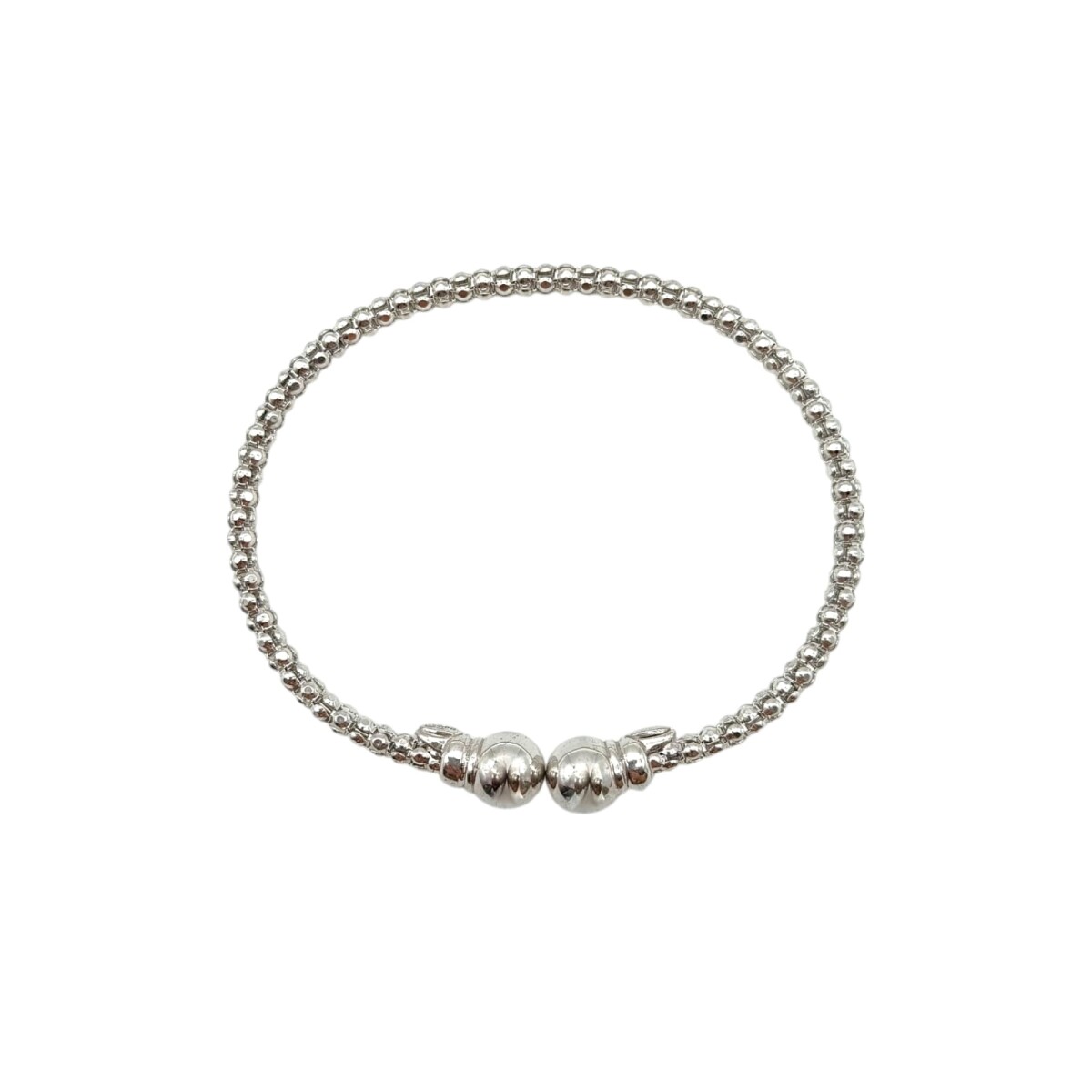 Brazalete Bolitas-Plata 925-Sin Piedra-BR3000 - sinpiedra 