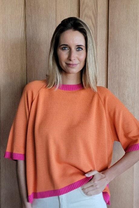 Buzo Kiwi Knitted Naranja