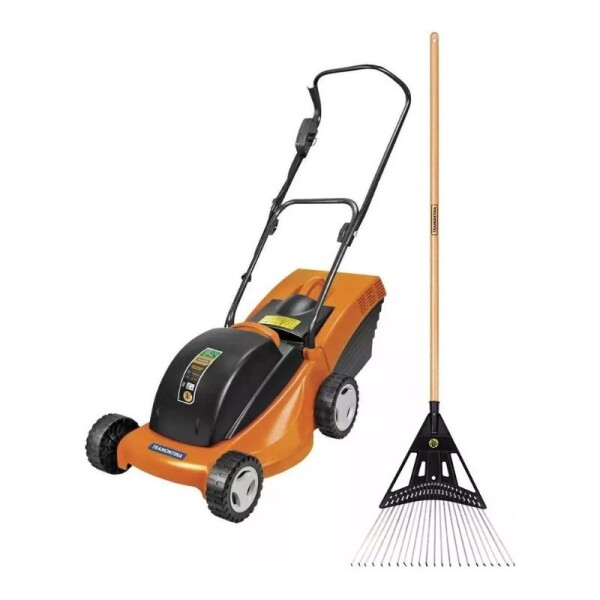 CORTA CESPED ELECTRICA 1300 W + ESCOBILLA - TRAMONTINA CORTA CESPED ELECTRICA 1300 W + ESCOBILLA - TRAMONTINA