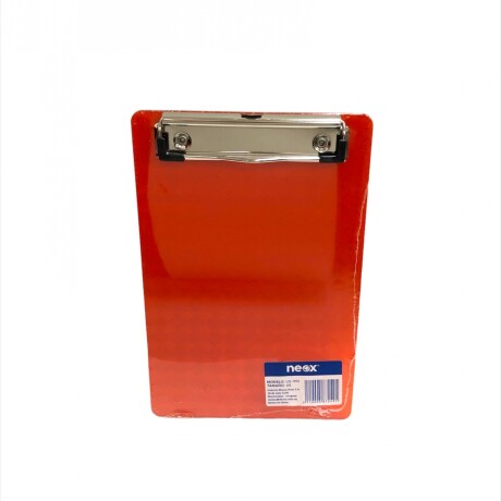 Tabla Neox A5 con Aprieta papel Transparente Rojo
