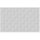 CERAMICA PARA PARED DE 32X57 SIMIL BRICKS BLANCA SERIE PRISMA CERAL 000