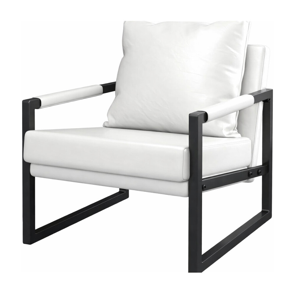 Sillón Milán ecocuero Blanco