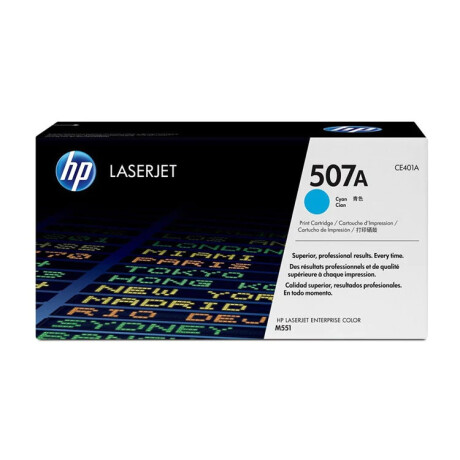 HP TONER CE401A 507A CYAN M551/575/570 6.000 COPIAS 2503