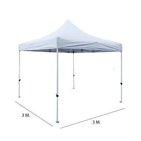 GAZEBO IMPERMEABLE 3X3 Gazebo Impermeable 3mx3m Blanco