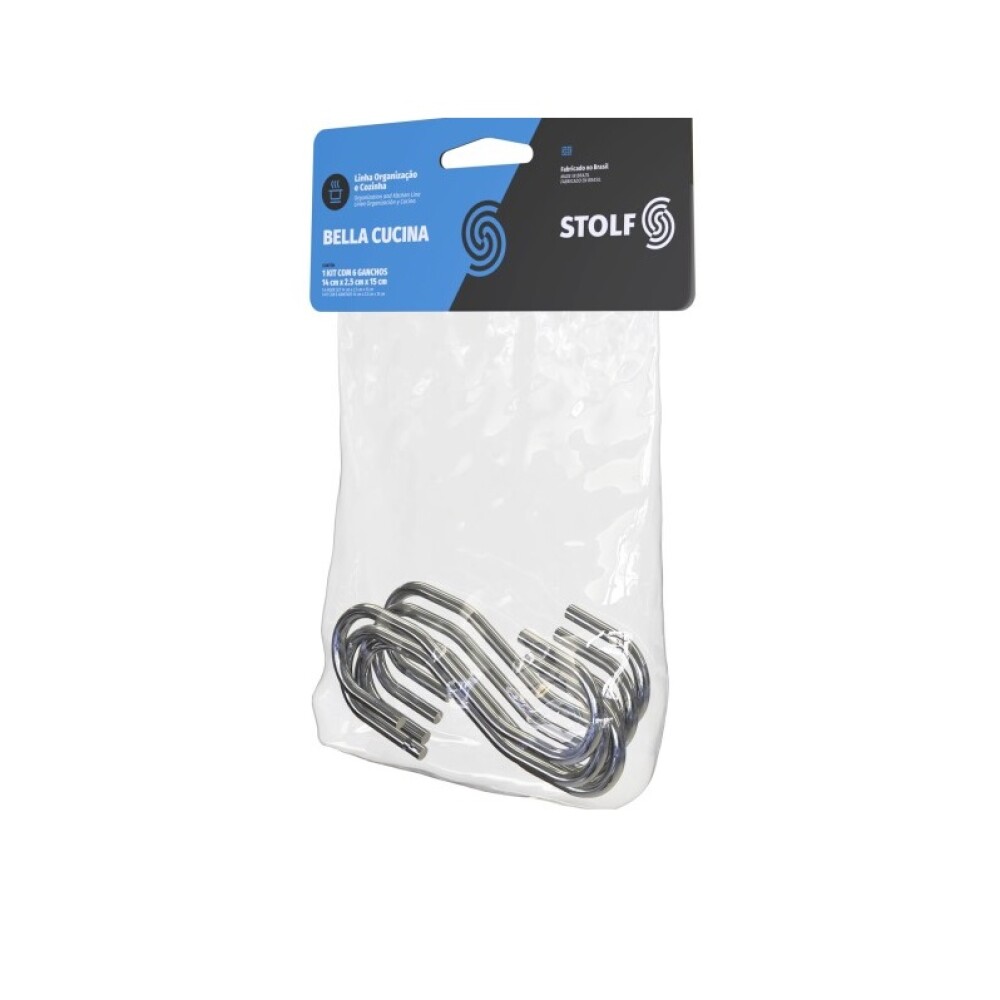 Kit 6 Ganchos Cocina KIT 6 GANCHOS COCINA
