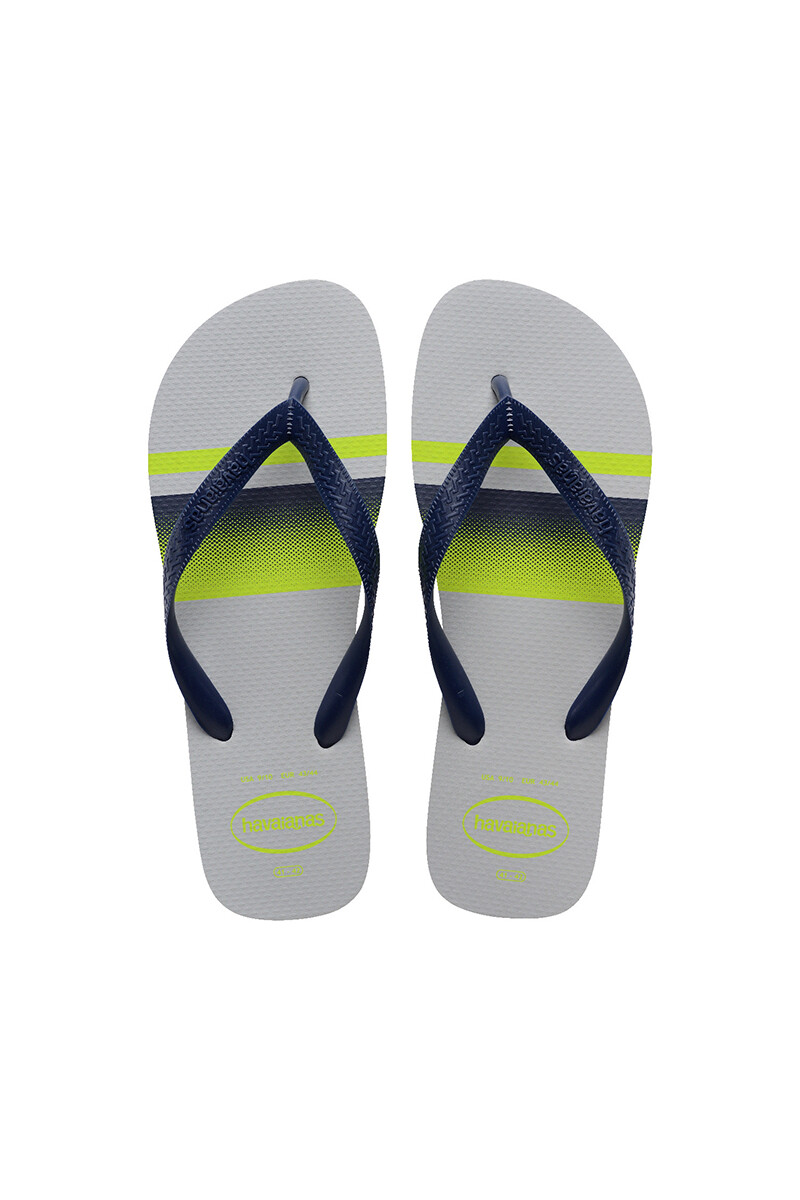 Chancletas Havaianas - Blanco y Verde 
