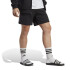 Short de Hombre Adidas Essentials French Terry 3 Tiras Negro - Blanco