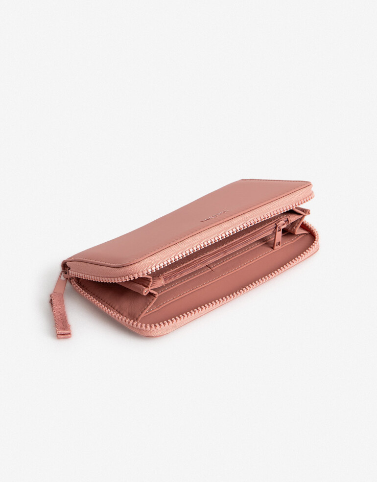 Billetera Nylon Billetera De Material Reciclado Rosa - Rosa Oscuro