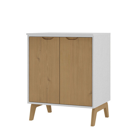 Bajo mesada 2 puertas Linea Veneza Blanco/Miel