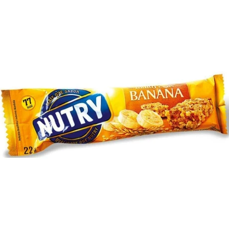 BARRA DE CEREAL NUTRY BANANA 22GR BARRA DE CEREAL NUTRY BANANA 22GR