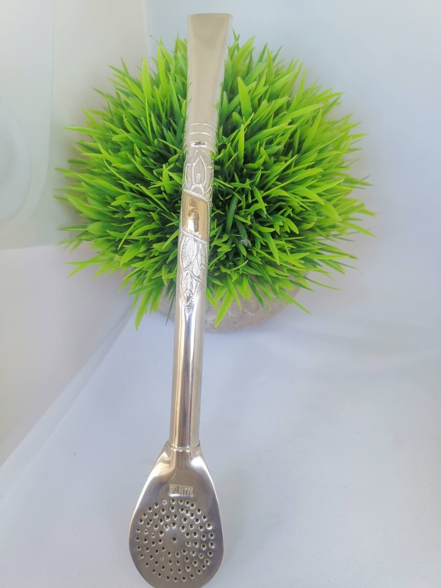 Bombillón de plata y oro 