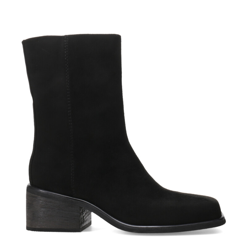 Botas de Mujer Miss Carol Numa Taco Y Punta Cuadrada Negro