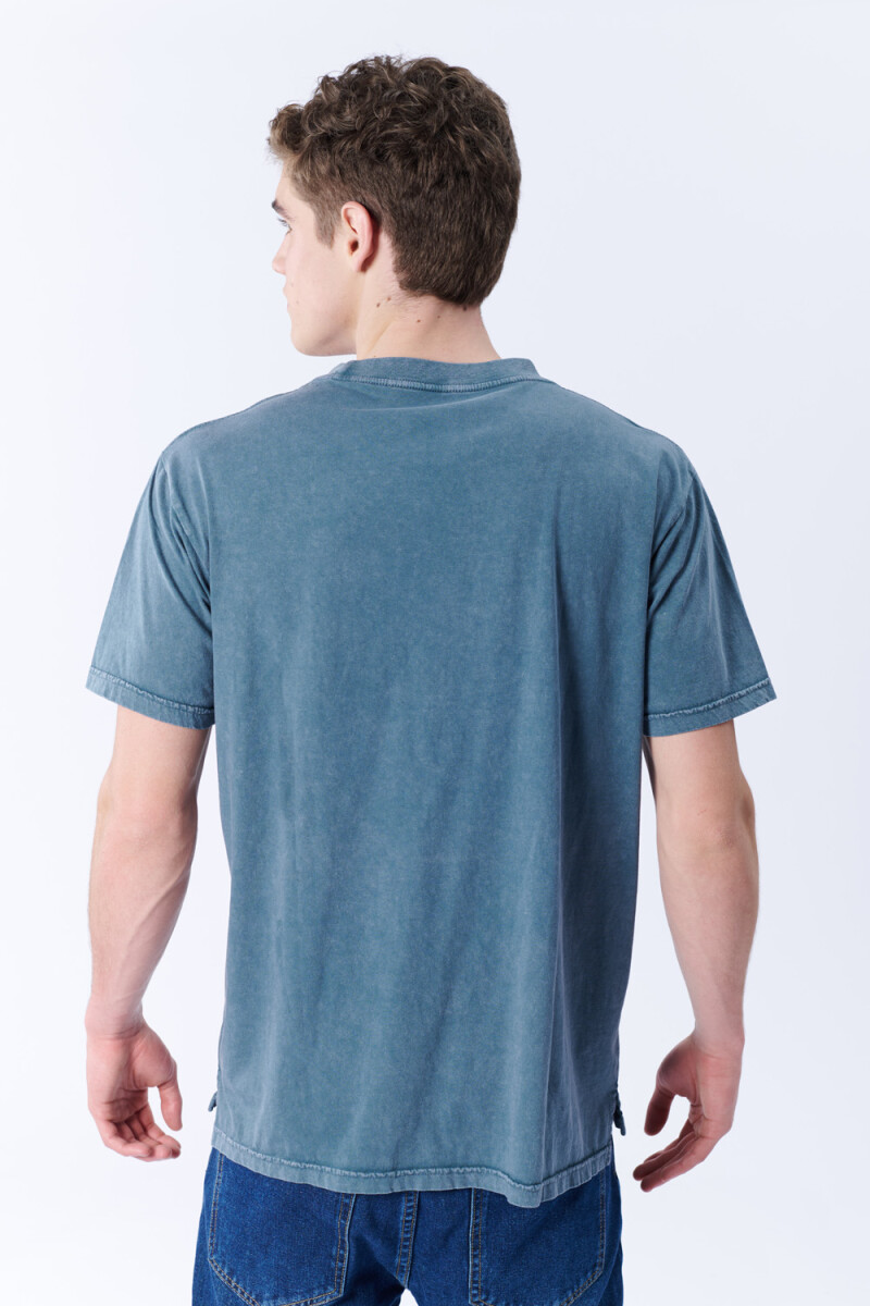 Remera Lavada Verde