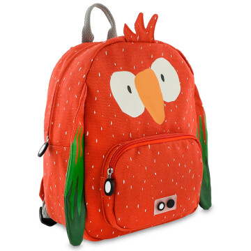 Mochila Trixie Escolar Infantil Diseño Animal 31x23cm Diseño Loro