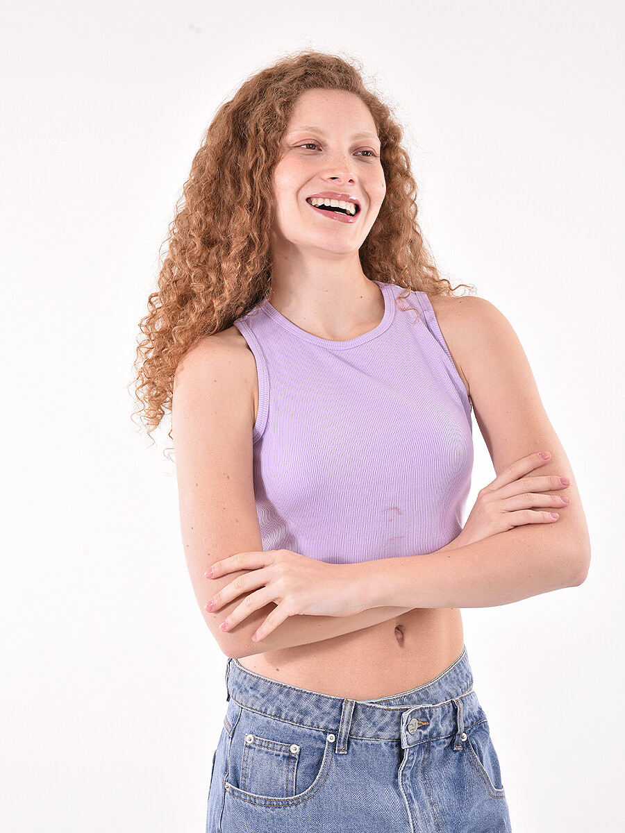 MUSCULOSA INÉS - LILA 