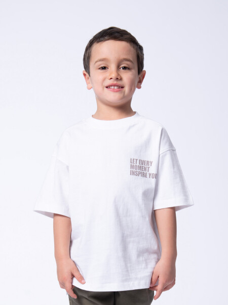 Remera estampa spiderman Inspire You Blanca
