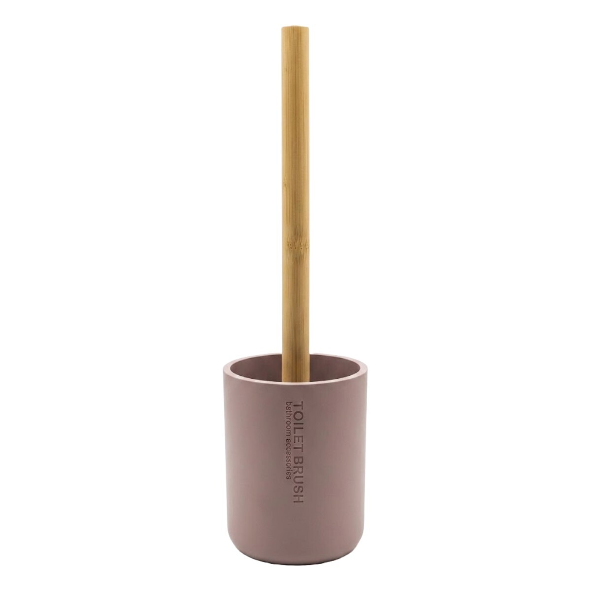 CEPILLO BAMBU P/INODORO C/BASE BEIGE OSC 