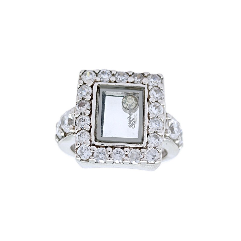 Anillo Chopard-Plata 925-Piedra Zirconia-AN3578 conpiedra