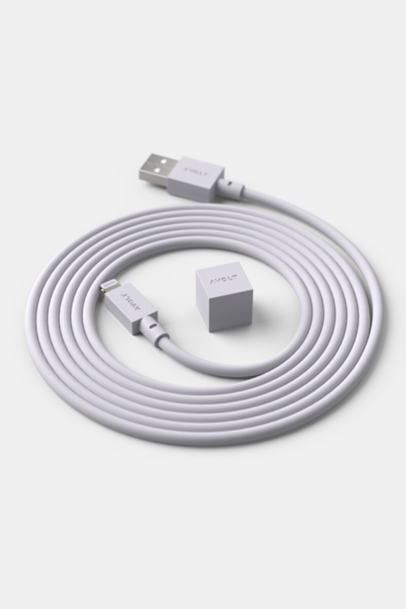 Cable 1 USB A to Lightning, 1. Gris