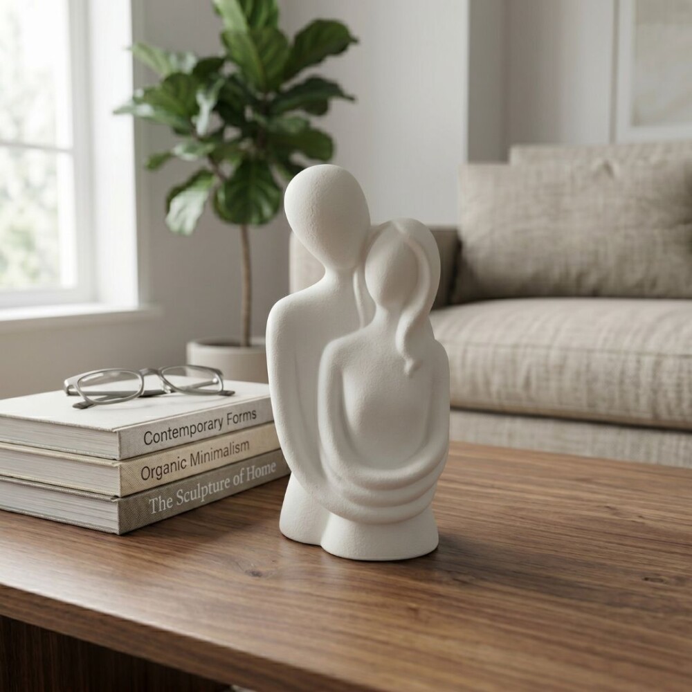 Adorno de Cerámica - Pareja Abrazada Adorno de Cerámica - Pareja Abrazada