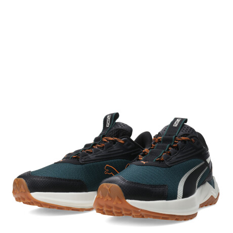 Championes de Hombre Puma Verde - Negro - Anaranjado