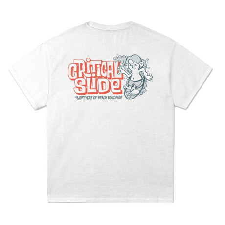 Remera Critical Slide Heritage Blanco
