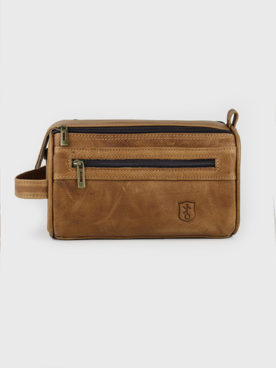 Necessaire Gregorio - Grande - Tostado 