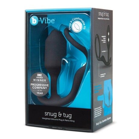 Plug Anal Vibrador con Anillo Snug and Tug B-Vibe Plug Anal Vibrador con Anillo Snug and Tug B-Vibe
