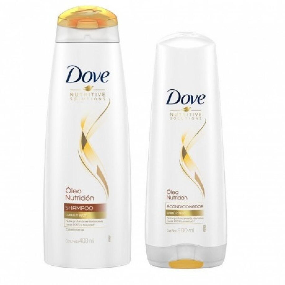 Shampoo Dove Oleo Nutrición 400 Ml. + Acondicionador 200 Ml. 