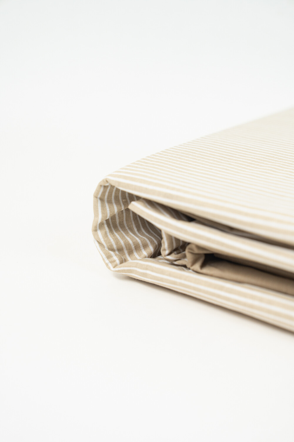 Sábanas 2 Plazas 144 Hilos Stripes Taupe / Mink / Vison
