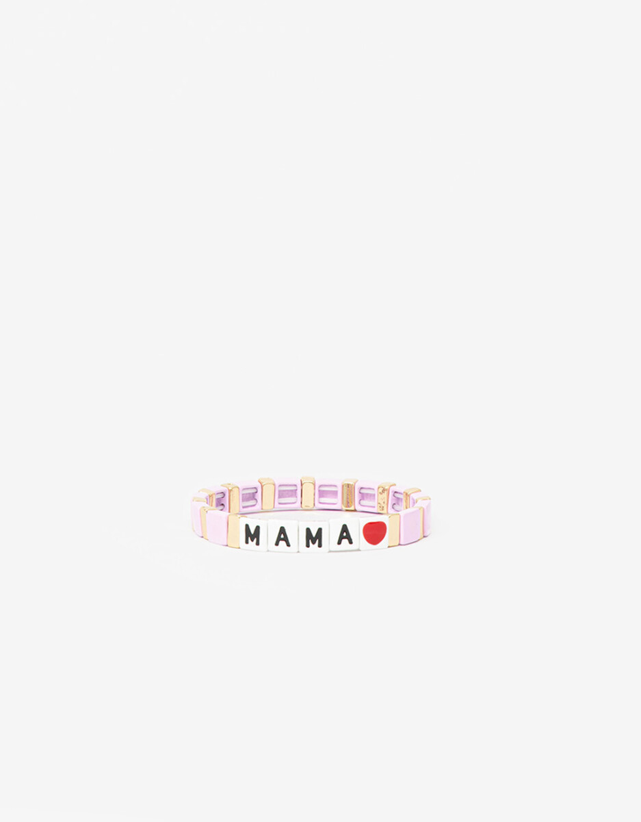 Pulsera Elástica Colores "mamá" 