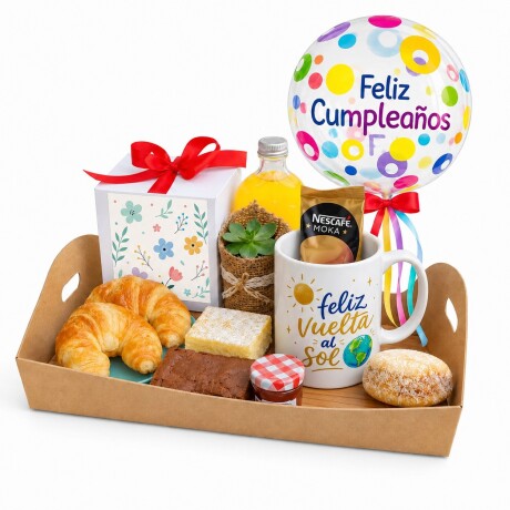 Desayuno Sorpresa Cumpleaños con Globo y Taza Desayuno Sorpresa Cumpleaños con Globo y Taza