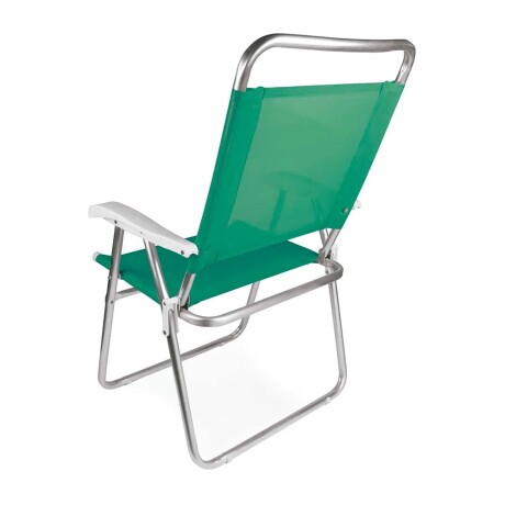 Reposera Alta Plegable en Aluminio Mor Master Plus Fashion Verde