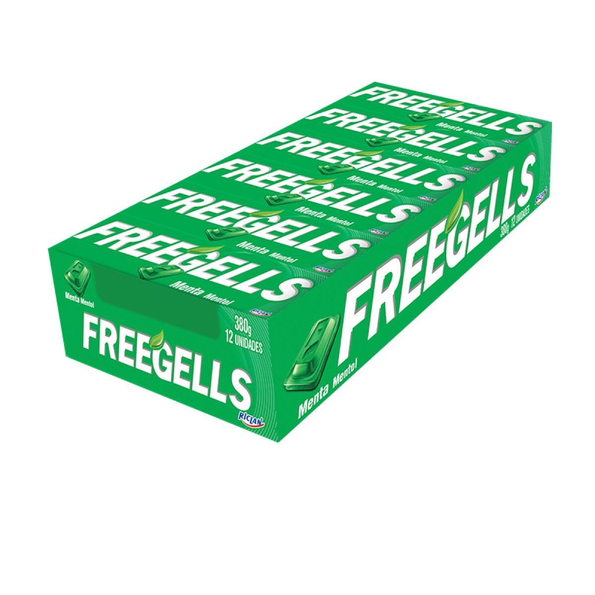 Pastillas FREEGELLS x12 Unidades - Menta Mentol 