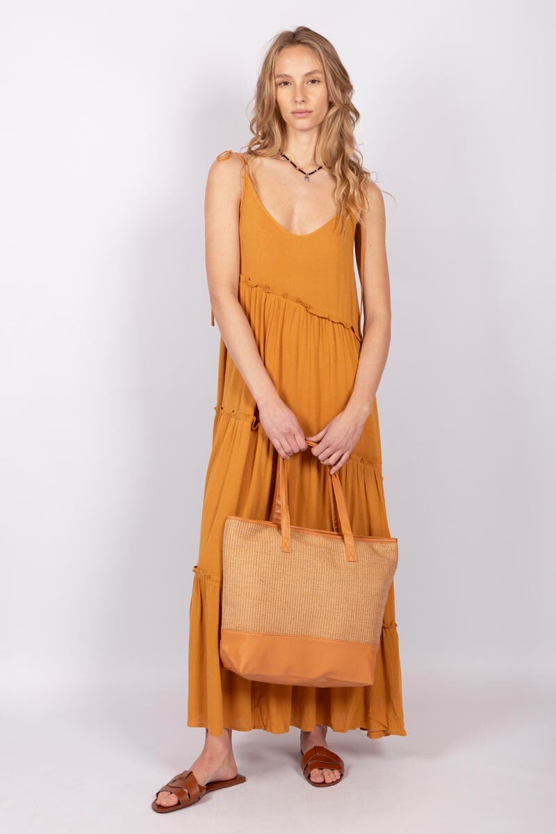 Vestido Vika - Mostaza 