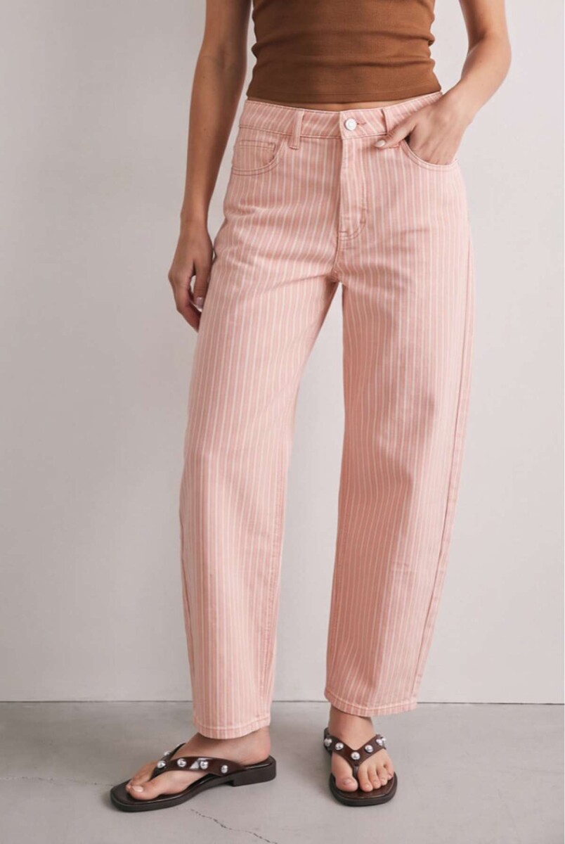 Jean Barrel Baggy - Rosa 