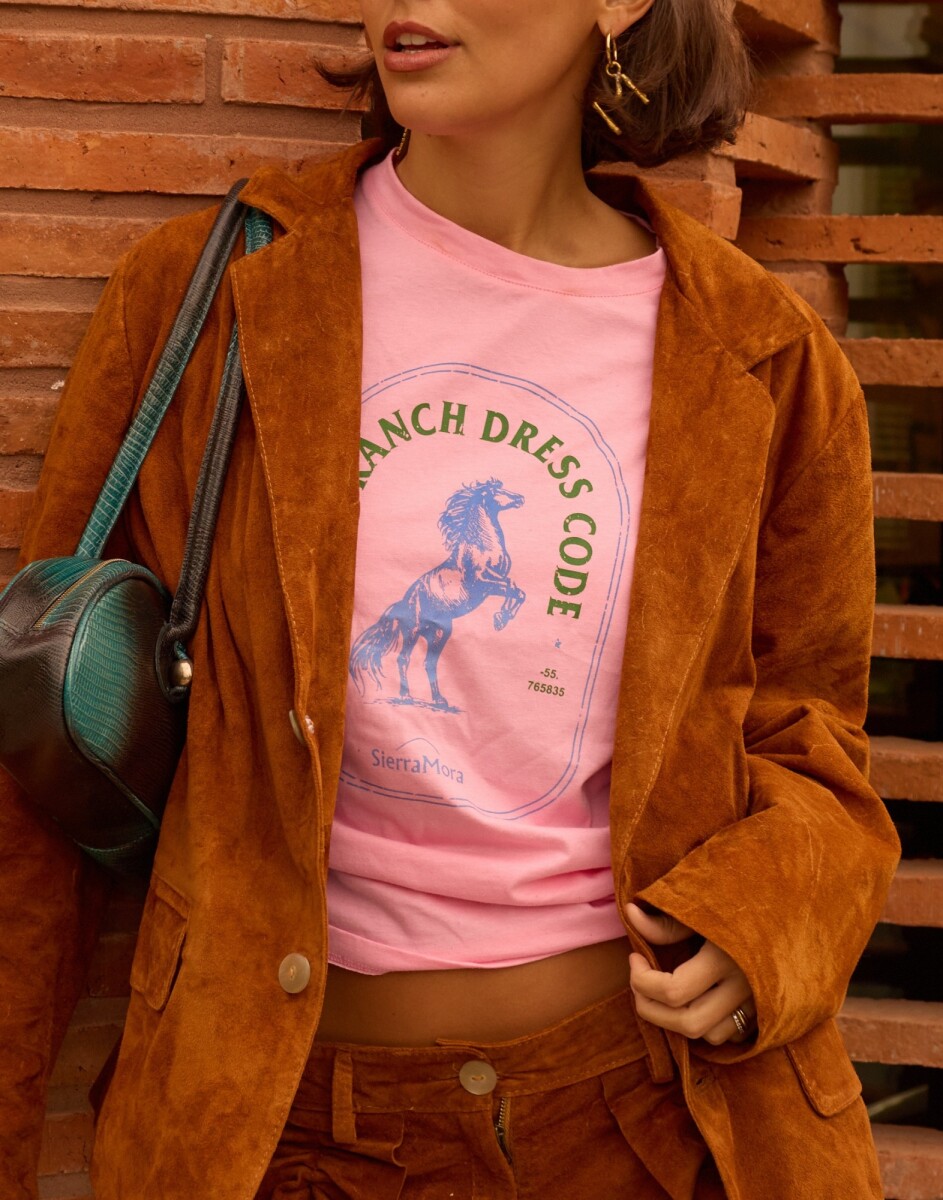 Ranch T shirt - Rosa 