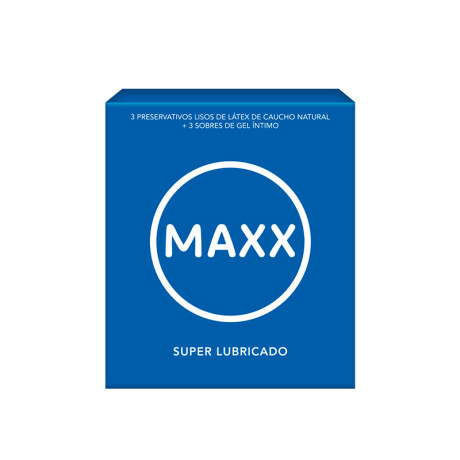 Maxx x3 preservativos Super lubricado