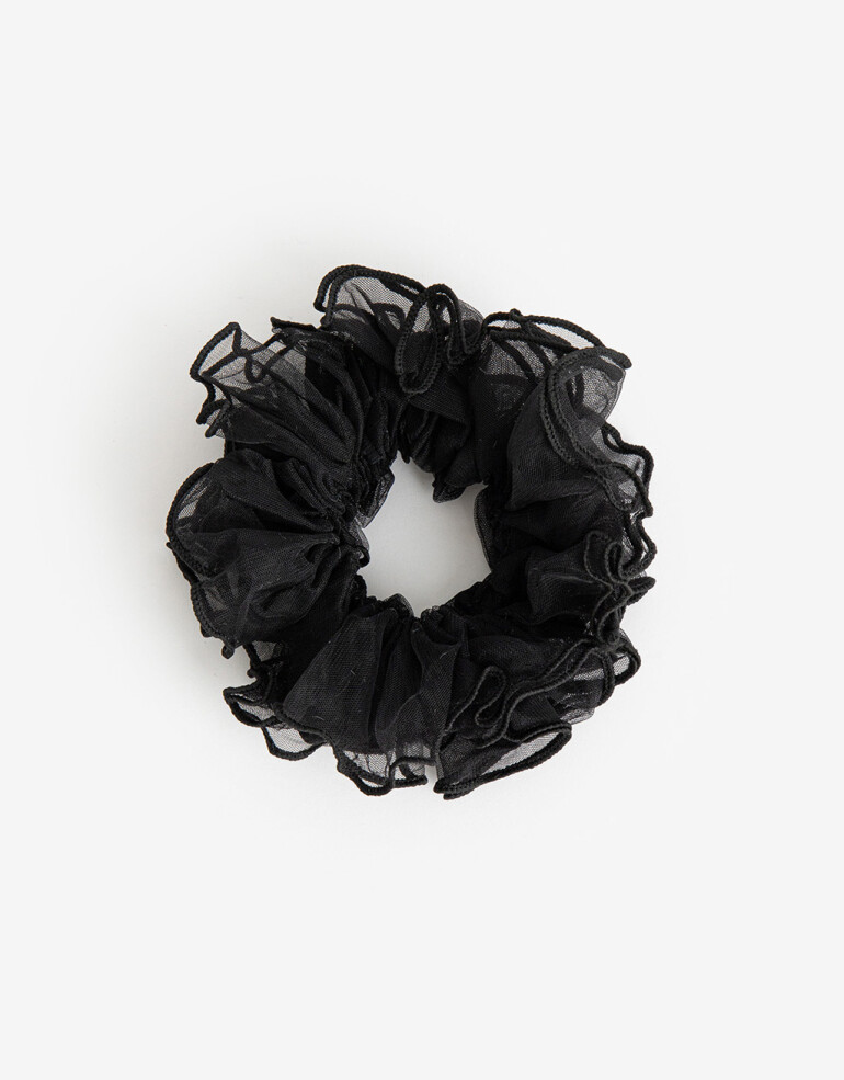 Skunzies Lisas Maxi Skunzie De Organza. - Negro