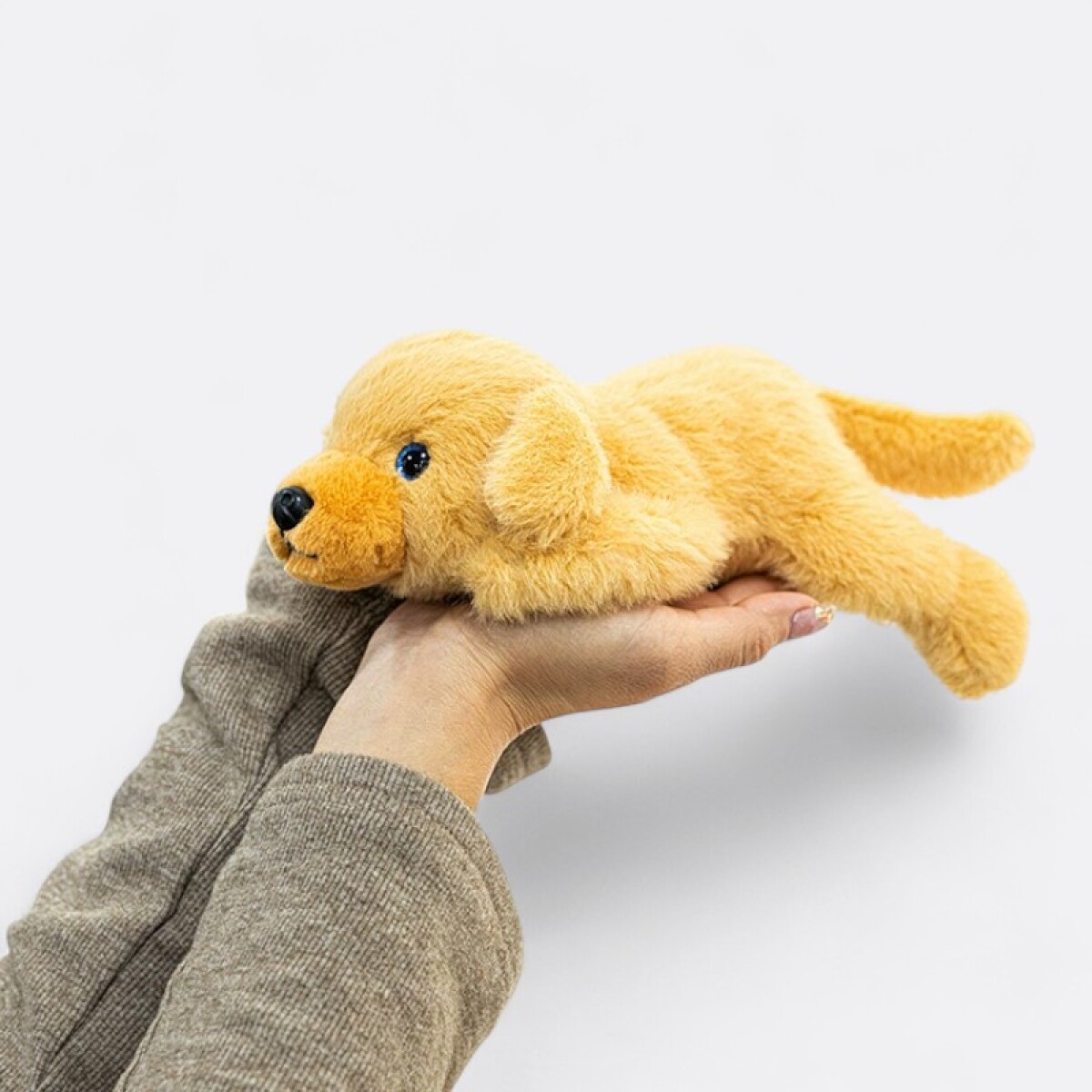 Peluches Animales Acostados - Perro Claro 