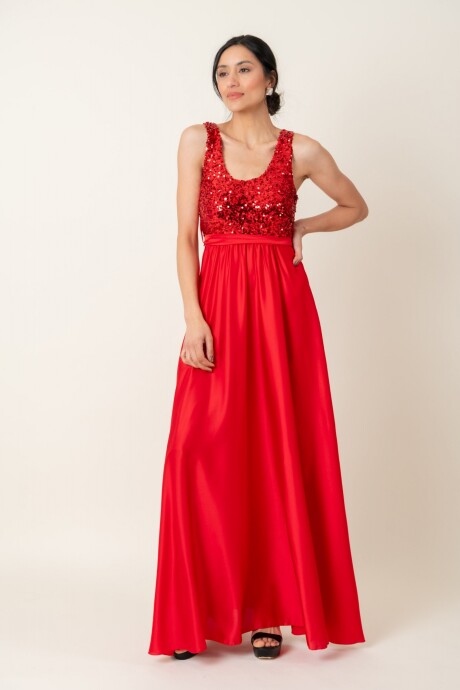 VESTIDO LOTO Rojo