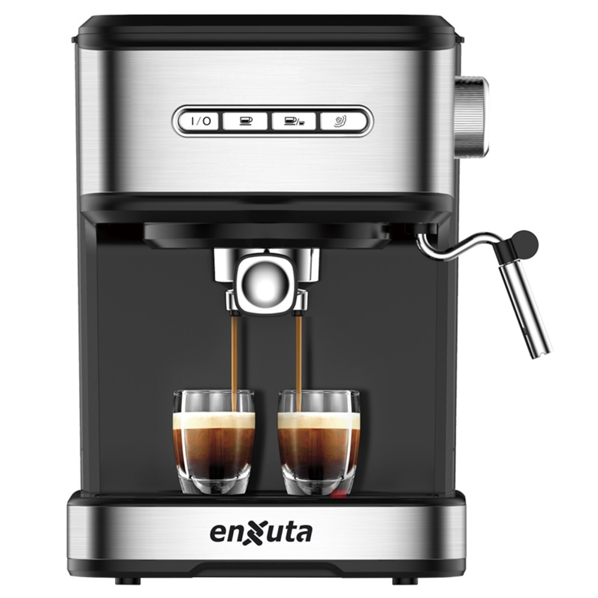 Cafetera profesional semiautomática de doble bomba, máquina de Espresso  doméstica, ordeñadora - AliExpress