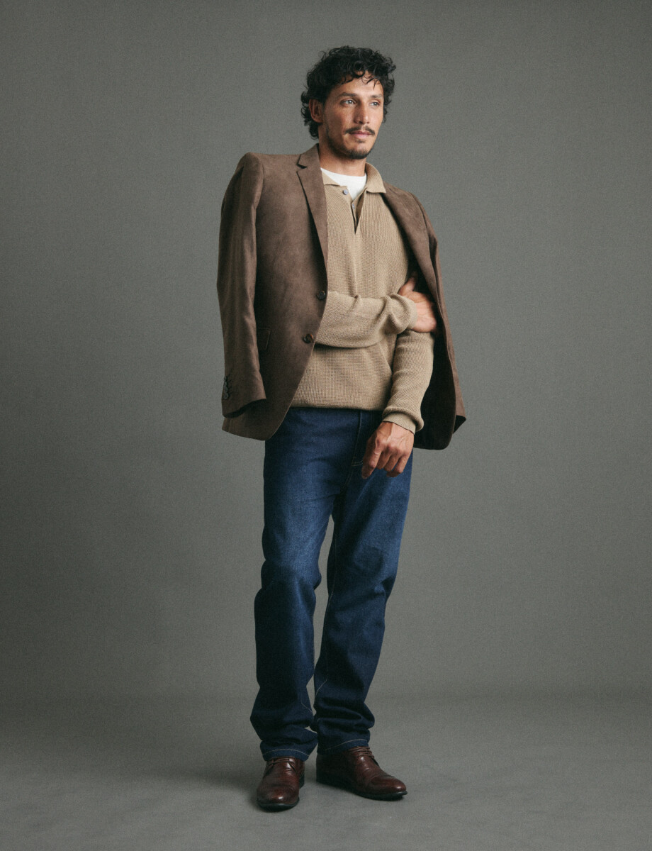 PANTALON HARRINGTON LABEL - Azul Oscuro 