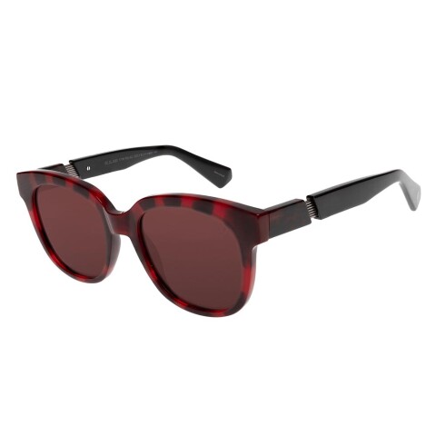 Lentes de Sol Namorados 2024 Redondo Viño/Rojo Espejado