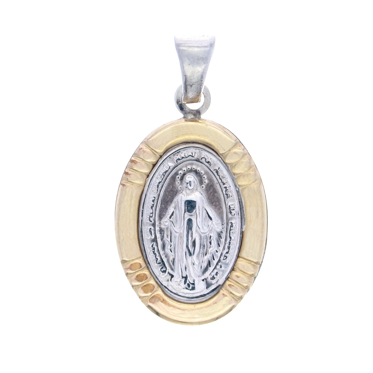 Medalla de plata 925 y double MILAGROSA 