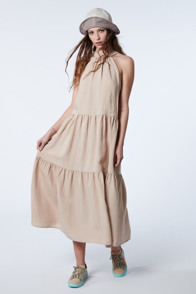 VESTIDO Beige