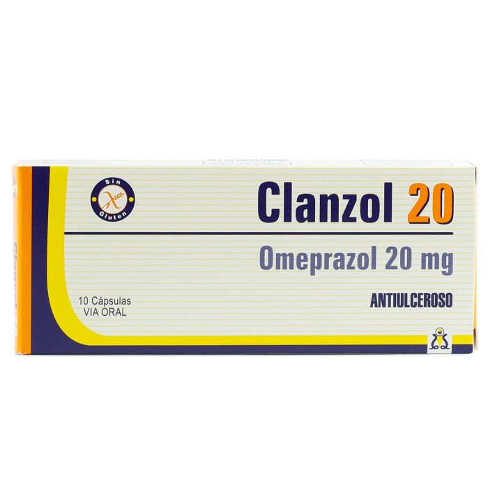CLANZOL 20 MG. CJ X 10 CÁPS. única