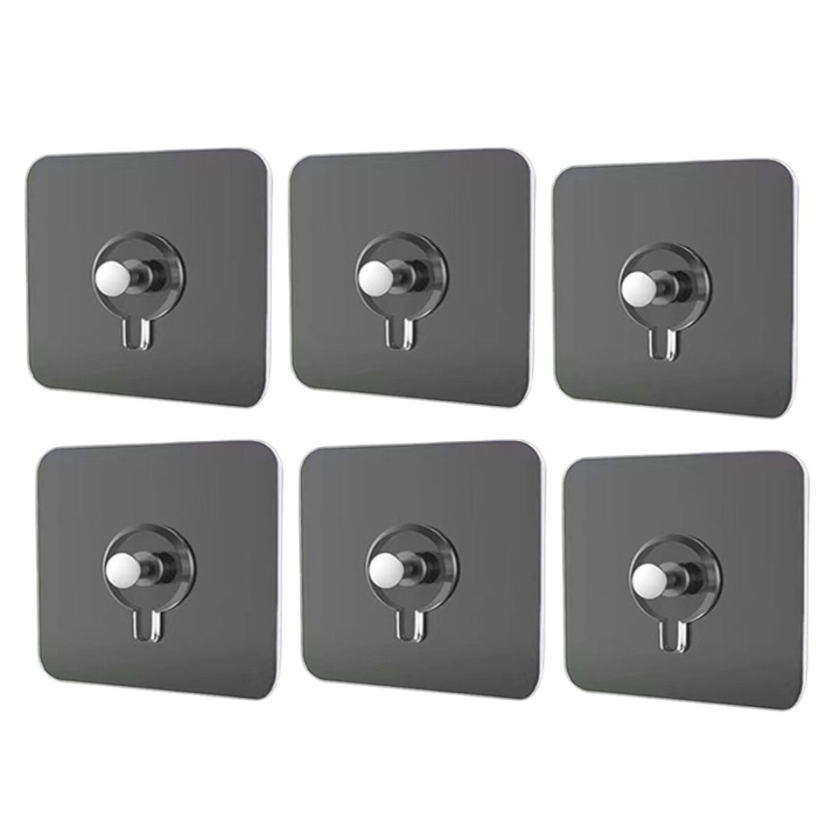 Gancho Adhesivo Tornillo Pared Soporte Colgar Multiuso X6 
