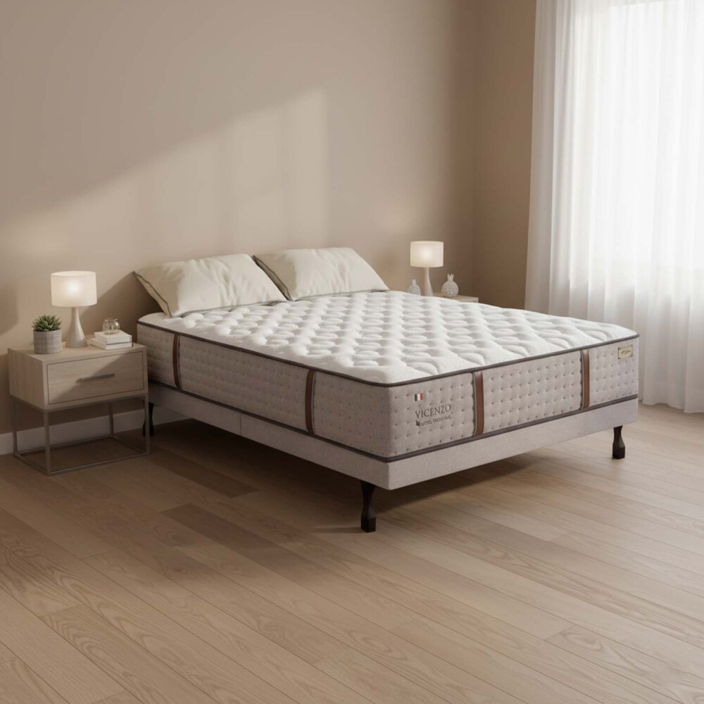 SOMMIER SUPER KING RESORTES VICENZO