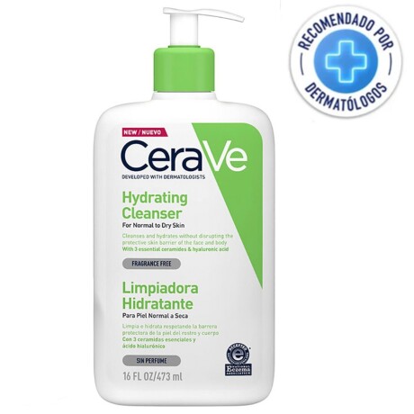 Limpiadora hidratante rostro y cuerpo CeraVe 473ml Limpiadora hidratante rostro y cuerpo CeraVe 473ml